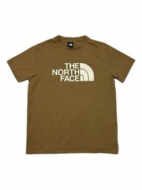 The North Face Men’s Logo Tee in brown with White Logo